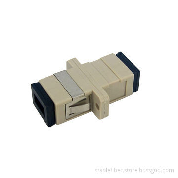 SC MM Fiber-optic Simplex Adapters with High Precision Alignment and 1,0000 Times Durability